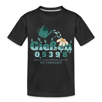 Gießen Hessen - Kinder Premium Bio T-Shirt - Schwarz - Vorne