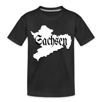 Saxe noir et blanc - T-shirt bio Premium Enfant - noir - Devant