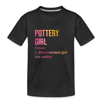 Poterie Poterie Poterie - T-shirt bio Premium Enfant - noir - Devant