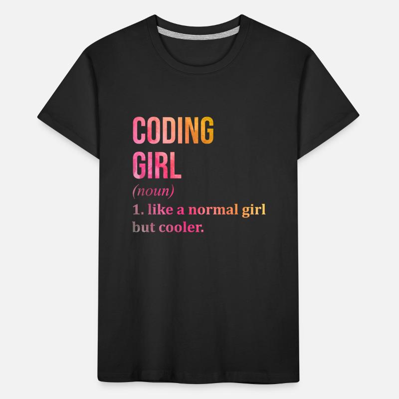 Coding Kids' Premium Organic T-Shirt