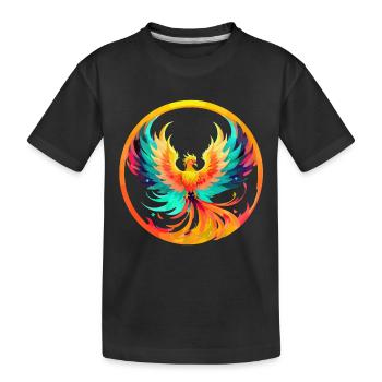 Phoenix Phönix - T-shirt bio Premium Enfant - noir - Devant