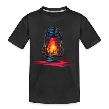 Lanterne Steamwave - T-shirt bio Premium Enfant - noir - Devant
