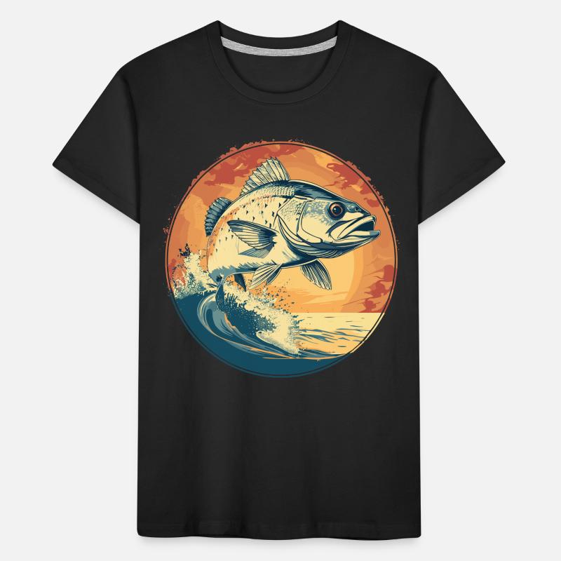 Fisch Illustration Kinder Premium Bio T-Shirt