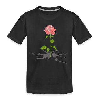 Der der Natur - Kinder Premium Bio T-Shirt - Schwarz - Vorne
