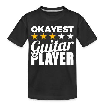 Guitariste moyen - T-shirt bio Premium Enfant - noir - Devant