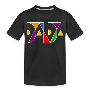 DADA est coloré ! - T-shirt bio Premium Enfant - noir - Devant
