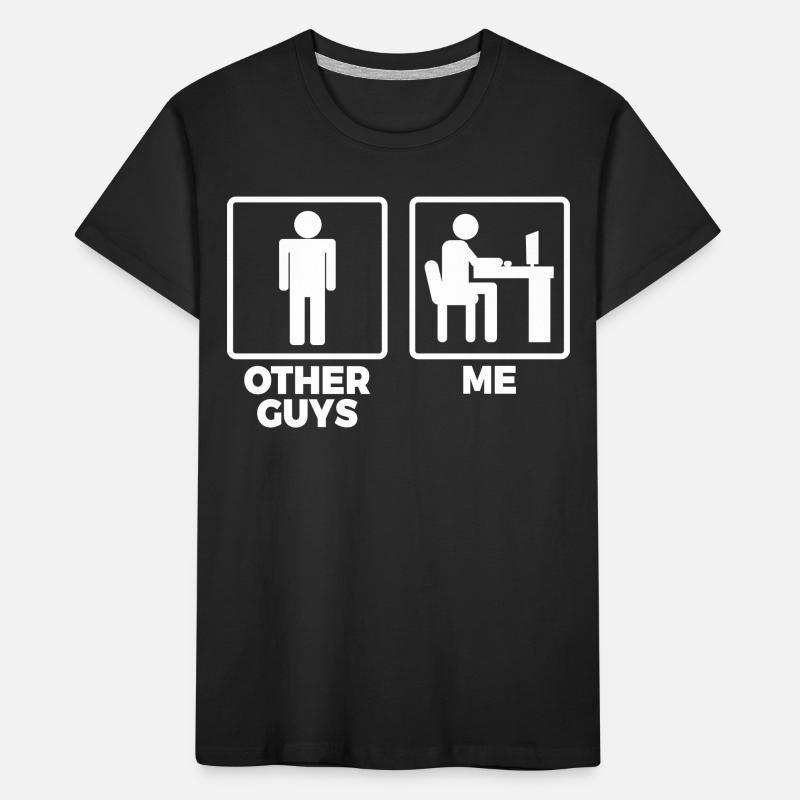 Software Engineer Stick Figures Kids' Premium Organic T-Shirt
