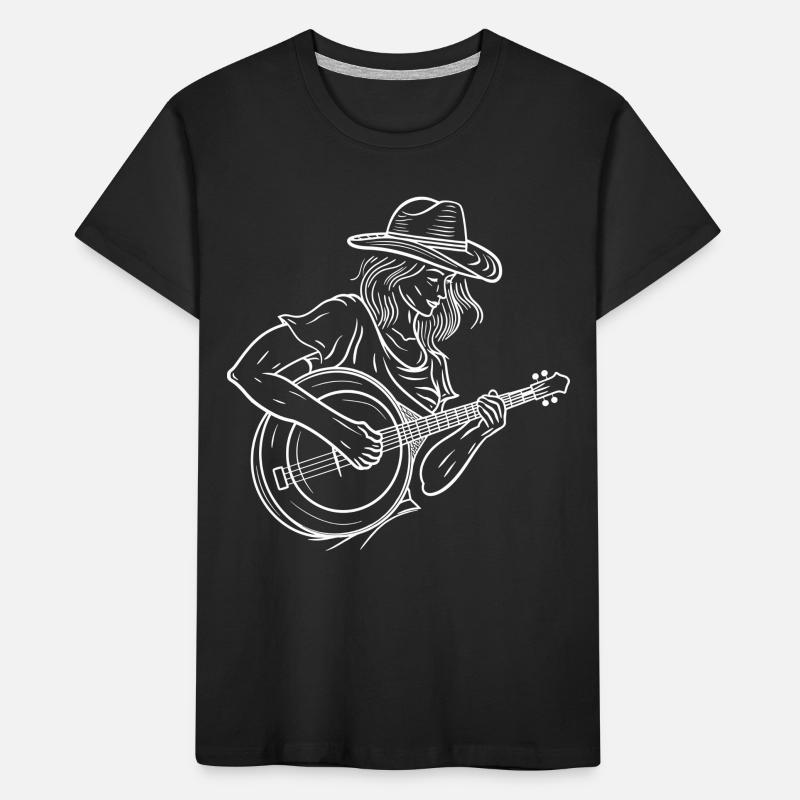 Banjo player Kids' Premium Organic T-Shirt