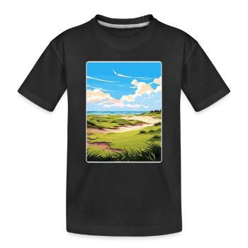 Kiawah Island Golf Club Reiseposter Souvenir WPA - Kinder Premium Bio T-Shirt - Schwarz - Vorne