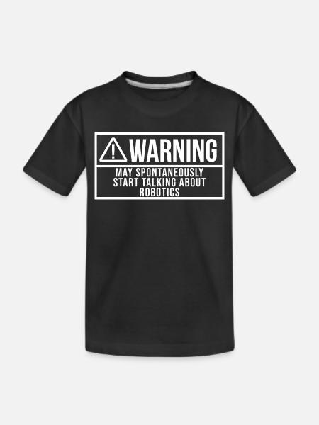 Robotics Robotics Robotics - Kids' Premium Organic T-Shirt - black