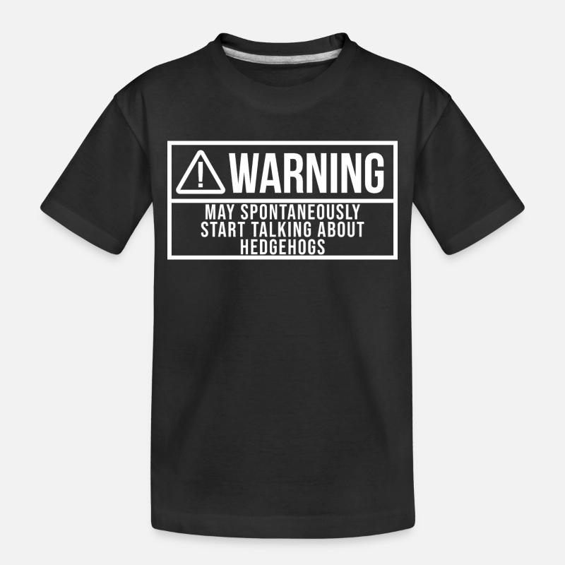 hérisson - T-shirt bio Premium Enfant - noir
