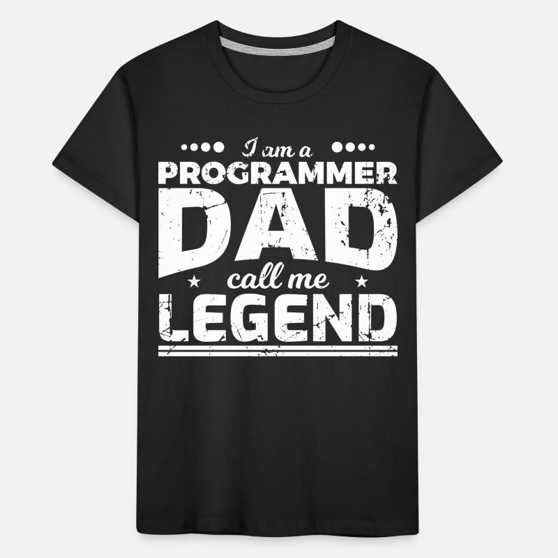 Papa codeur T-shirt bio Premium Enfant