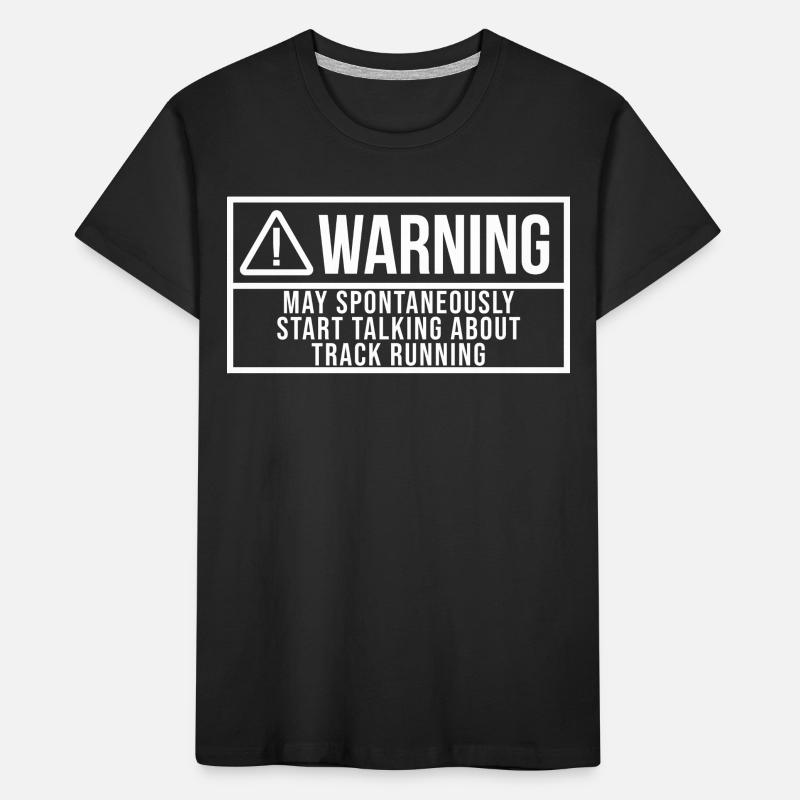 Coureur d’athlétisme T-shirt bio Premium Enfant