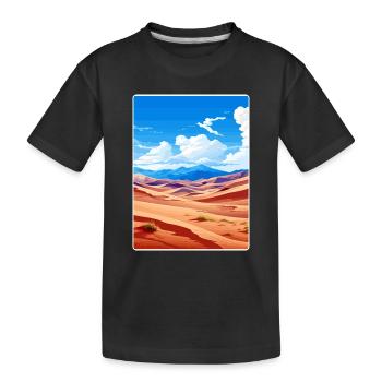 Great Sand Dunes Nationalpark Colorado Reisen WPA - Kinder Premium Bio T-Shirt - Schwarz - Vorne