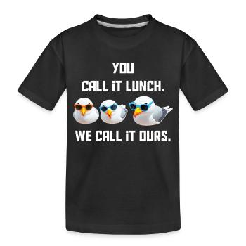 Vous l’appelez un repas - Nous l’appelons le nôtre - T-shirt bio Premium Enfant - noir - Devant