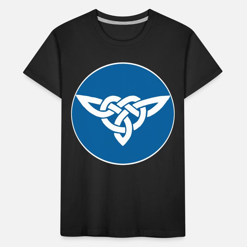 Blue Celtic Bird Kids' Premium Organic T-Shirt