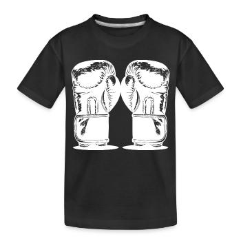Boxing - Kids' Premium Organic T-Shirt - black - Front