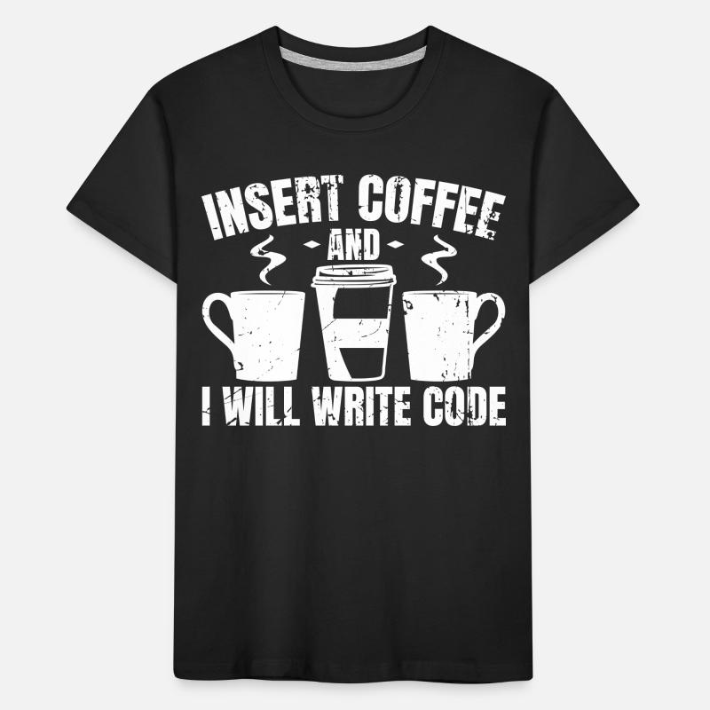 Programmer Funny Jokes Kids' Premium Organic T-Shirt
