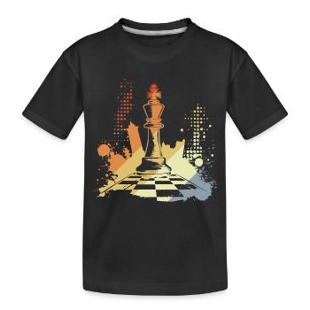Pièce - T-shirt bio Premium Enfant - noir - Devant