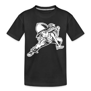 Breakdancer - T-shirt bio Premium Enfant - noir - Devant