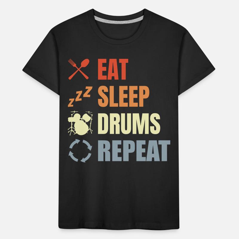 Drum Routine Kids' Premium Organic T-Shirt