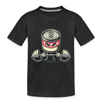 Thon peut soulever lourd Cadeau - T-shirt bio Premium Enfant - noir - Devant