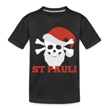Noël de Sankt Pauli - T-shirt bio Premium Enfant - noir - Devant