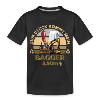 Ma pelle - T-shirt bio Premium Enfant - noir - Devant