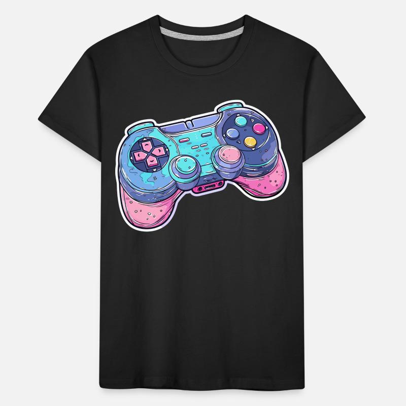 Game Controller Graphics Kids' Premium Organic T-Shirt