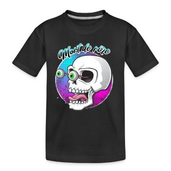 Mort de rire - T-shirt bio Premium Enfant - noir - Devant