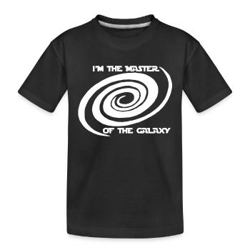 Master of the Galaxy - Kids' Premium Organic T-Shirt - black - Front