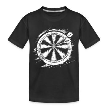Croquis de fléchettes - T-shirt bio Premium Enfant - noir - Devant