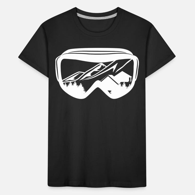Snowboarding Goggles Kids' Premium Organic T-Shirt
