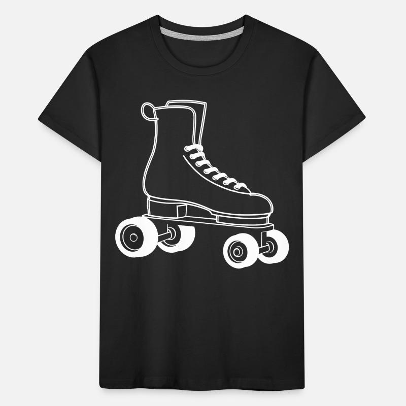 Roller Skates Drawing Kids' Premium Organic T-Shirt