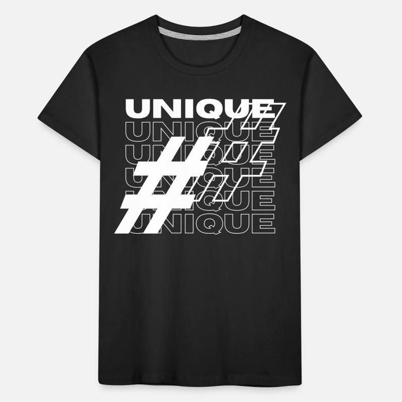 Typographie unique du hashtag T-shirt bio Premium Enfant