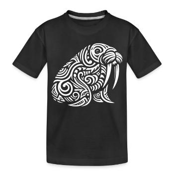Morse tribal - T-shirt bio Premium Enfant - noir - Devant