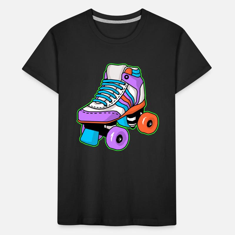 Roller Skating Skater Kids' Premium Organic T-Shirt