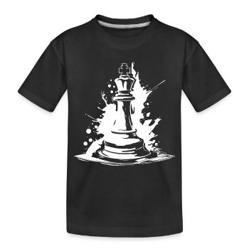 Pièce - T-shirt bio Premium Enfant - noir - Devant