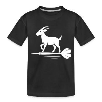 Bock auf Dart - T-shirt bio Premium Enfant - noir - Devant