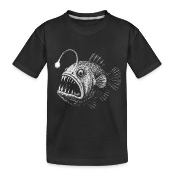 Frogfish - Kids' Premium Organic T-Shirt - black - Front