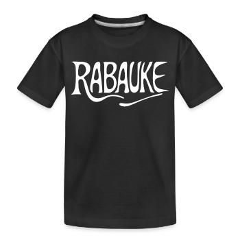 Rabauke - Kinder Premium Bio T-Shirt - Schwarz - Vorne
