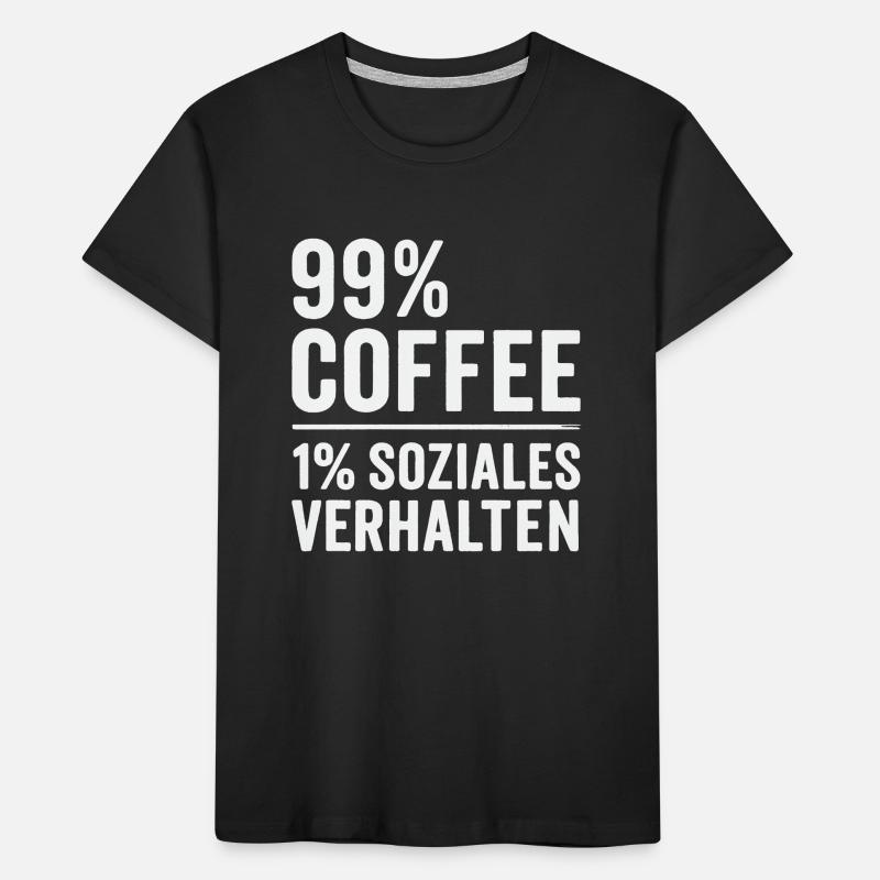 99% Coffee Kids' Premium Organic T-Shirt