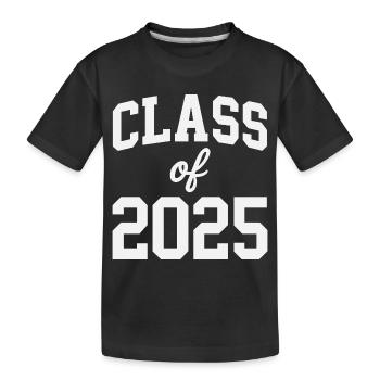 Classe de 2025 - T-shirt bio Premium Enfant - noir - Devant