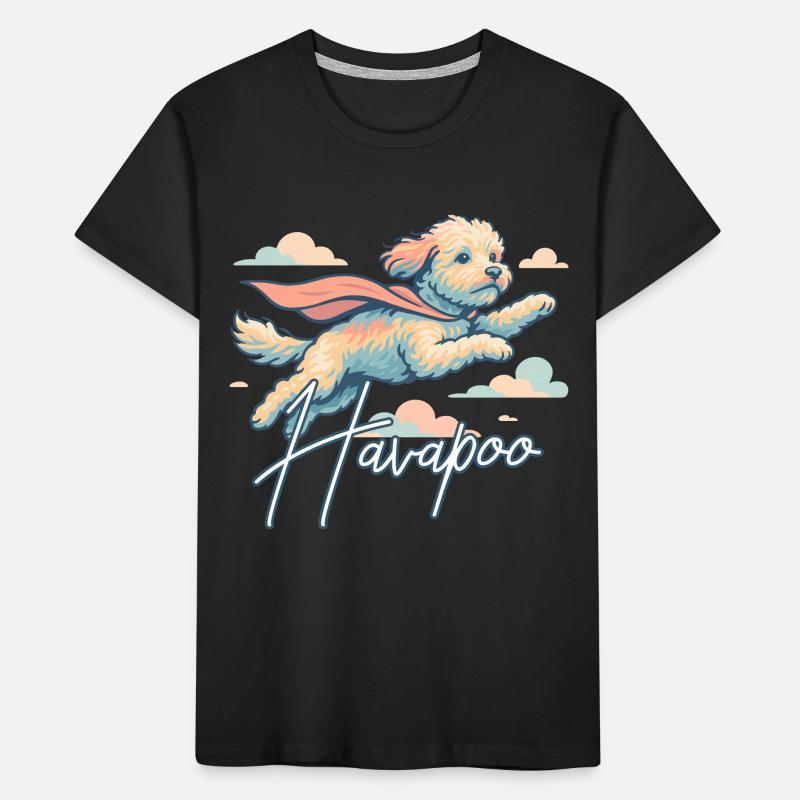 Super chien Havapoo Cape Cape cadeau T-shirt bio Premium Enfant