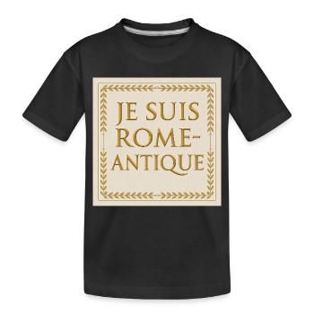 I Am Ancient Rome - Kids' Premium Organic T-Shirt - black - Front