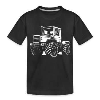 Centrale électrique sur roues - T-shirt bio Premium Enfant - noir - Devant