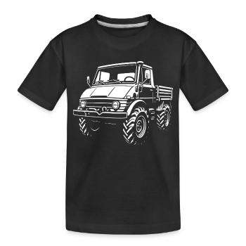 Puissance avec un statut culte - T-shirt bio Premium Enfant - noir - Devant