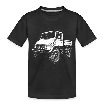 Puissance avec un statut culte - T-shirt bio Premium Enfant - noir - Devant