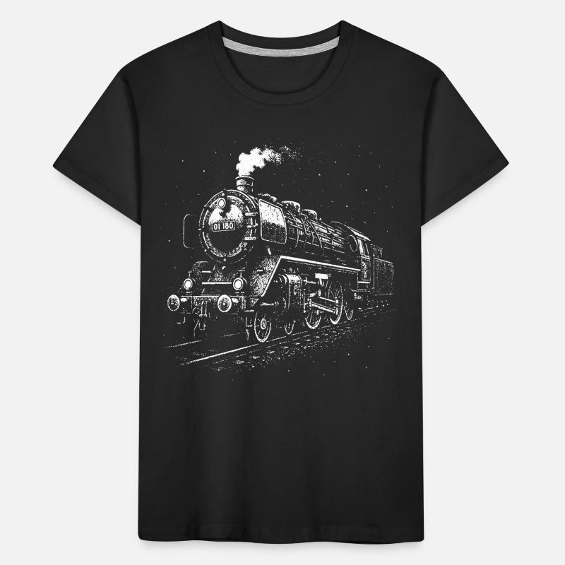 Géant d’acier la nuit T-shirt bio Premium Enfant