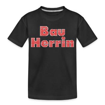 Client mur de briques - T-shirt bio Premium Enfant - noir - Devant